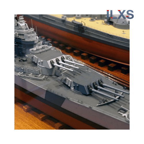 3d printed model of a navy warship